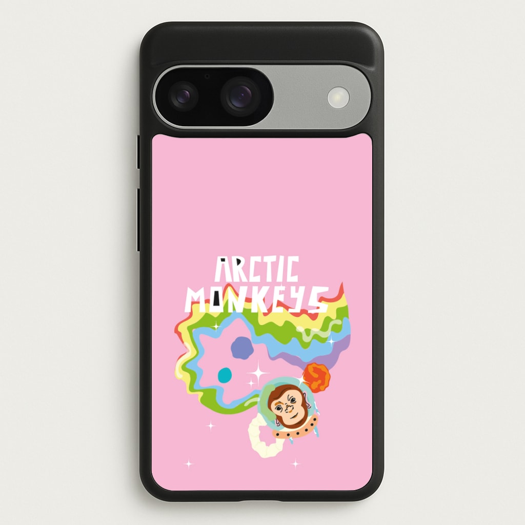 A Monkeys - Pink  - Arctic Monkeys Phone Case for Google Pixel 9 / 9 Pro