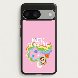 A Monkeys - Pink  - Arctic Monkeys Phone Case for Google Pixel 9 / 9 Pro