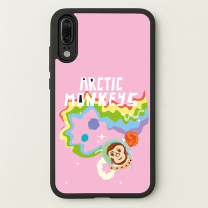 A Monkeys - Pink  - Arctic Monkeys Phone Case for Huawei P20