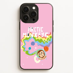 A Monkeys - Pink  - Arctic Monkeys Phone Case for iPhone 12 Pro Max