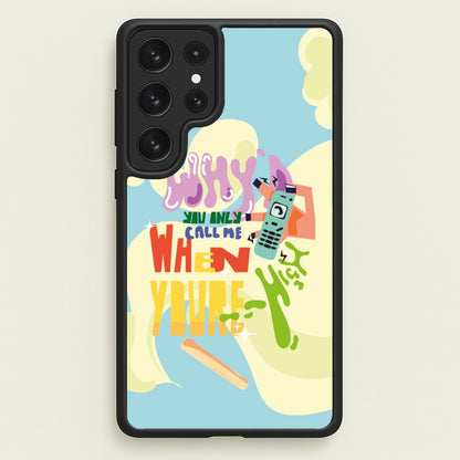 Why'd you only call me when you're high - Arctic Monkeys  - Arctic Monkeys Phone Case for Galaxy S23 Ultra