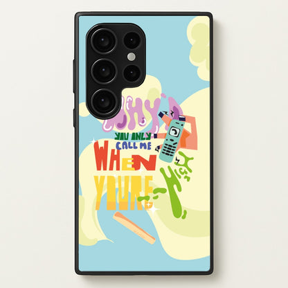 Why'd you only call me when you're high - Arctic Monkeys  - Arctic Monkeys Phone Case for Galaxy S24 Ultra