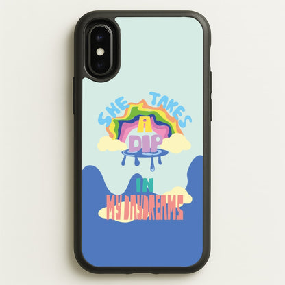 She takes a dip in my daydreams  - Arctic Monkeys Phone Case for iPhone X / XS