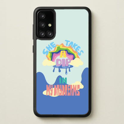 She takes a dip in my daydreams  - Arctic Monkeys Phone Case for Galaxy A71