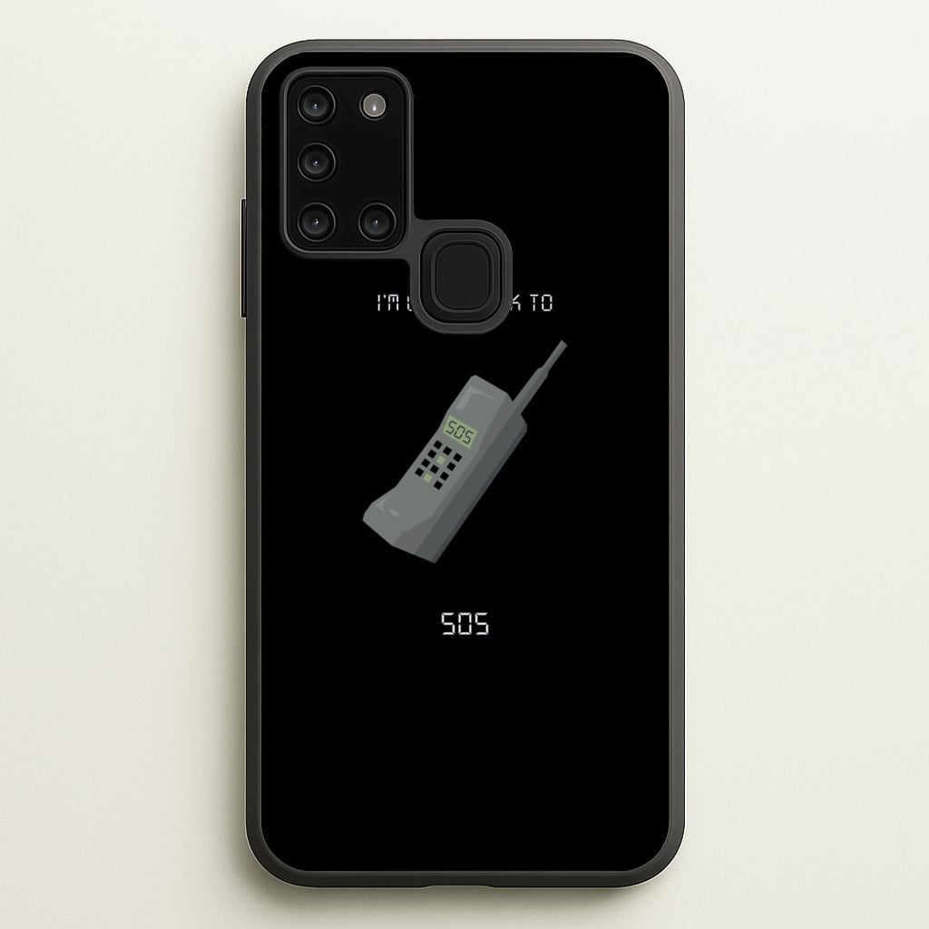 I'm going back to 505  - Arctic Monkeys Phone Case for Galaxy A21s
