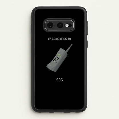 I'm going back to 505  - Arctic Monkeys Phone Case for Galaxy S10e