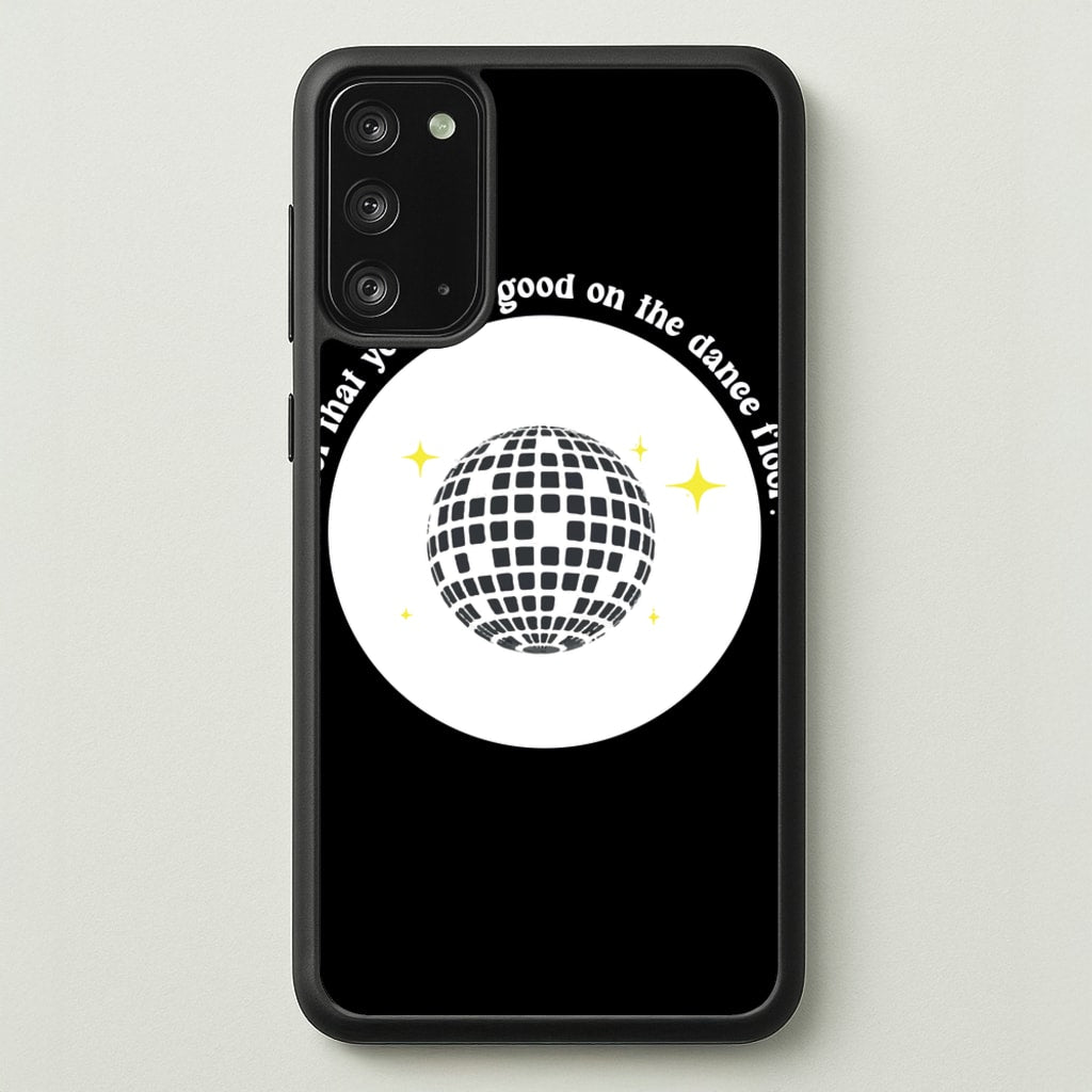 I bet that you look good on the dance floor  - Arctic Monkeys Phone Case for Galaxy Note 20