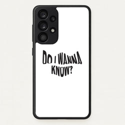 Do I wanna know  - Arctic Monkeys Phone Case for Galaxy A33