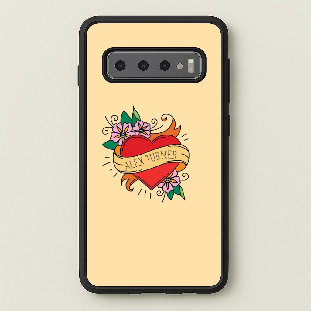 I love Alex Turner  - Arctic Monkeys Phone Case for Galaxy S10 Plus