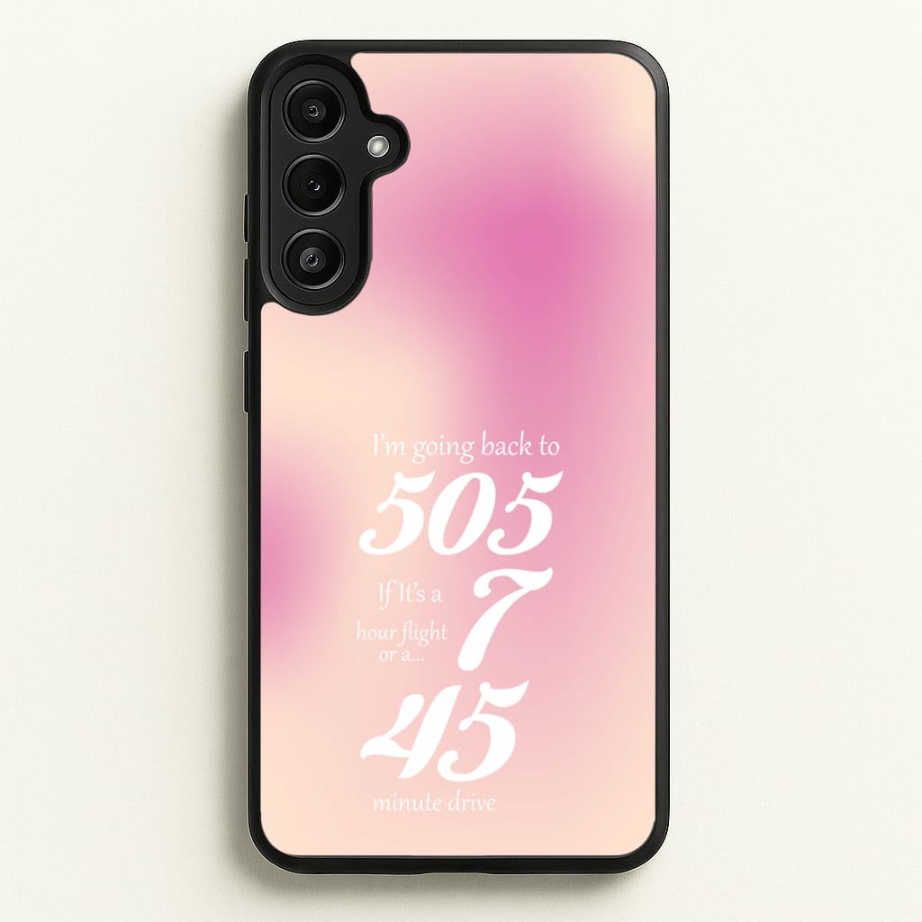 I'm Going Back To 505 - Arctic Monkeys  - Arctic Monkeys Phone Case for Galaxy A34