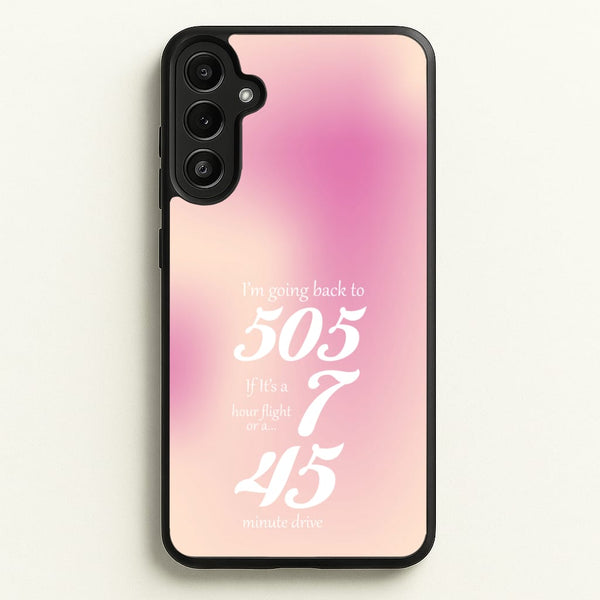 I'm Going Back To 505 - Arctic Monkeys  - Arctic Monkeys Phone Case for Galaxy A34