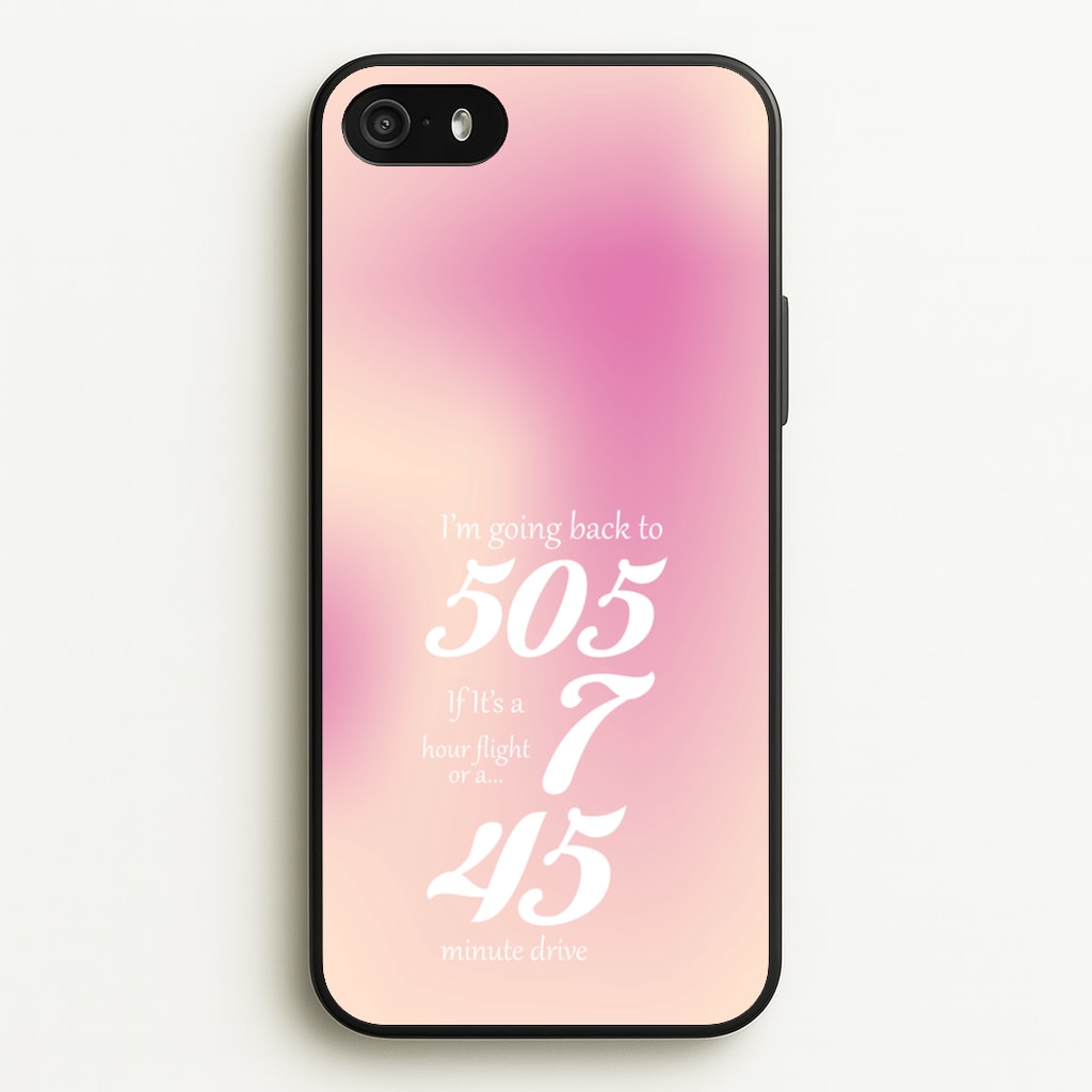 I'm Going Back To 505 - Arctic Monkeys  - Arctic Monkeys Phone Case for iPhone 5 / 5s / SE 2016