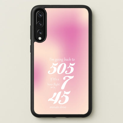 I'm Going Back To 505 - Arctic Monkeys  - Arctic Monkeys Phone Case for Huawei P20 Pro