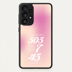 I'm Going Back To 505 - Arctic Monkeys  - Arctic Monkeys Phone Case for Galaxy A33