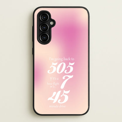 I'm Going Back To 505 - Arctic Monkeys  - Arctic Monkeys Phone Case for Galaxy A54
