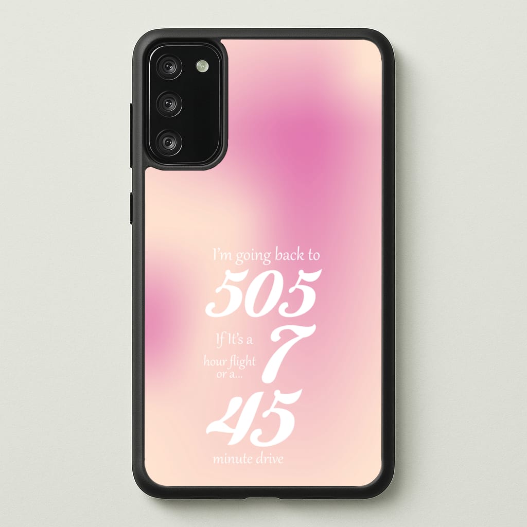 I'm Going Back To 505 - Arctic Monkeys  - Arctic Monkeys Phone Case for Galaxy S20FE