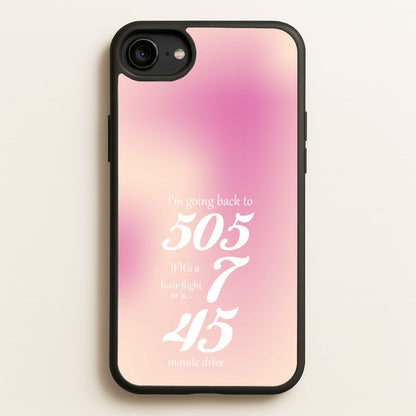I'm Going Back To 505 - Arctic Monkeys  - Arctic Monkeys Phone Case for iPhone 6 / 7 / 8 / SE
