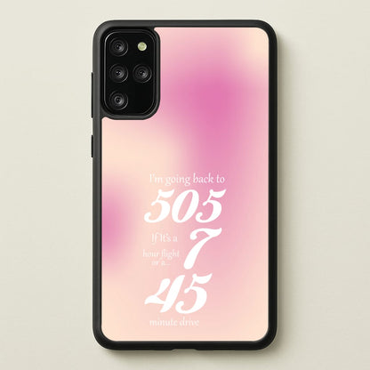 I'm Going Back To 505 - Arctic Monkeys  - Arctic Monkeys Phone Case for Galaxy S20 Plus