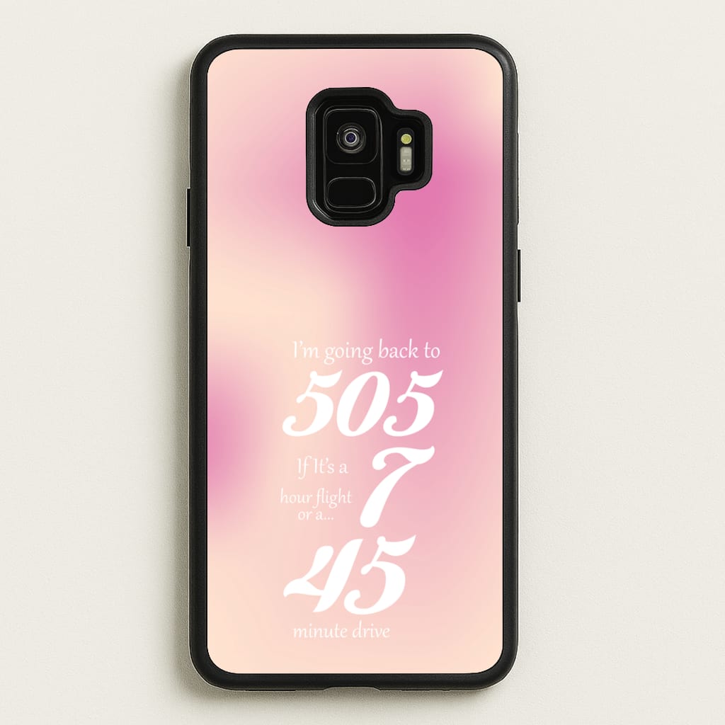 I'm Going Back To 505 - Arctic Monkeys  - Arctic Monkeys Phone Case for Galaxy S9
