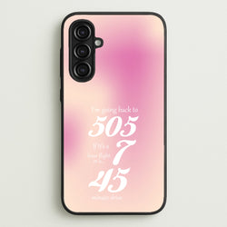 I'm Going Back To 505 - Arctic Monkeys  - Arctic Monkeys Phone Case for Galaxy A16