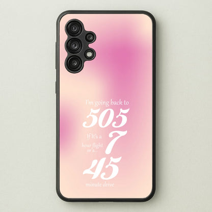 I'm Going Back To 505 - Arctic Monkeys  - Arctic Monkeys Phone Case for Galaxy A13