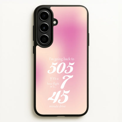 I'm Going Back To 505 - Arctic Monkeys  - Arctic Monkeys Phone Case for Galaxy A56
