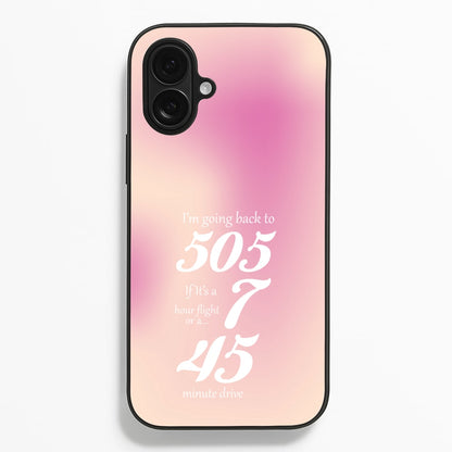 I'm Going Back To 505 - Arctic Monkeys  - Arctic Monkeys Phone Case for iPhone 16 Plus