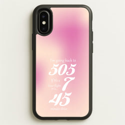I'm Going Back To 505 - Arctic Monkeys  - Arctic Monkeys Phone Case for iPhone X / XS