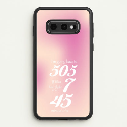 I'm Going Back To 505 - Arctic Monkeys  - Arctic Monkeys Phone Case for Galaxy S10e