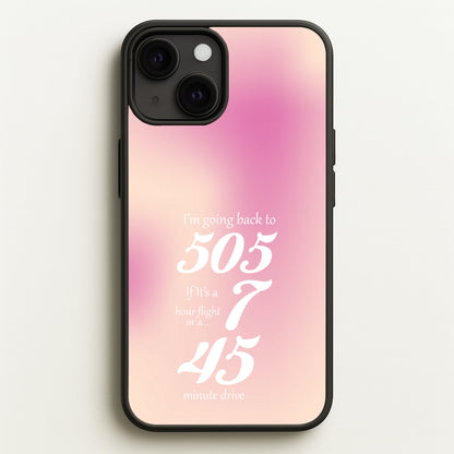 I'm Going Back To 505 - Arctic Monkeys  - Arctic Monkeys Phone Case for iPhone 13