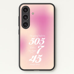 I'm Going Back To 505 - Arctic Monkeys  - Arctic Monkeys Phone Case for Galaxy S24