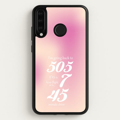 I'm Going Back To 505 - Arctic Monkeys  - Arctic Monkeys Phone Case for Huawei P30 Lite