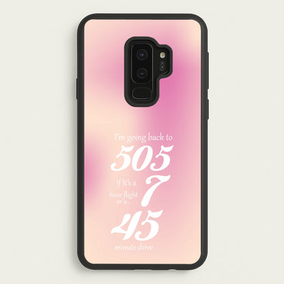 I'm Going Back To 505 - Arctic Monkeys  - Arctic Monkeys Phone Case for Galaxy S9 Plus