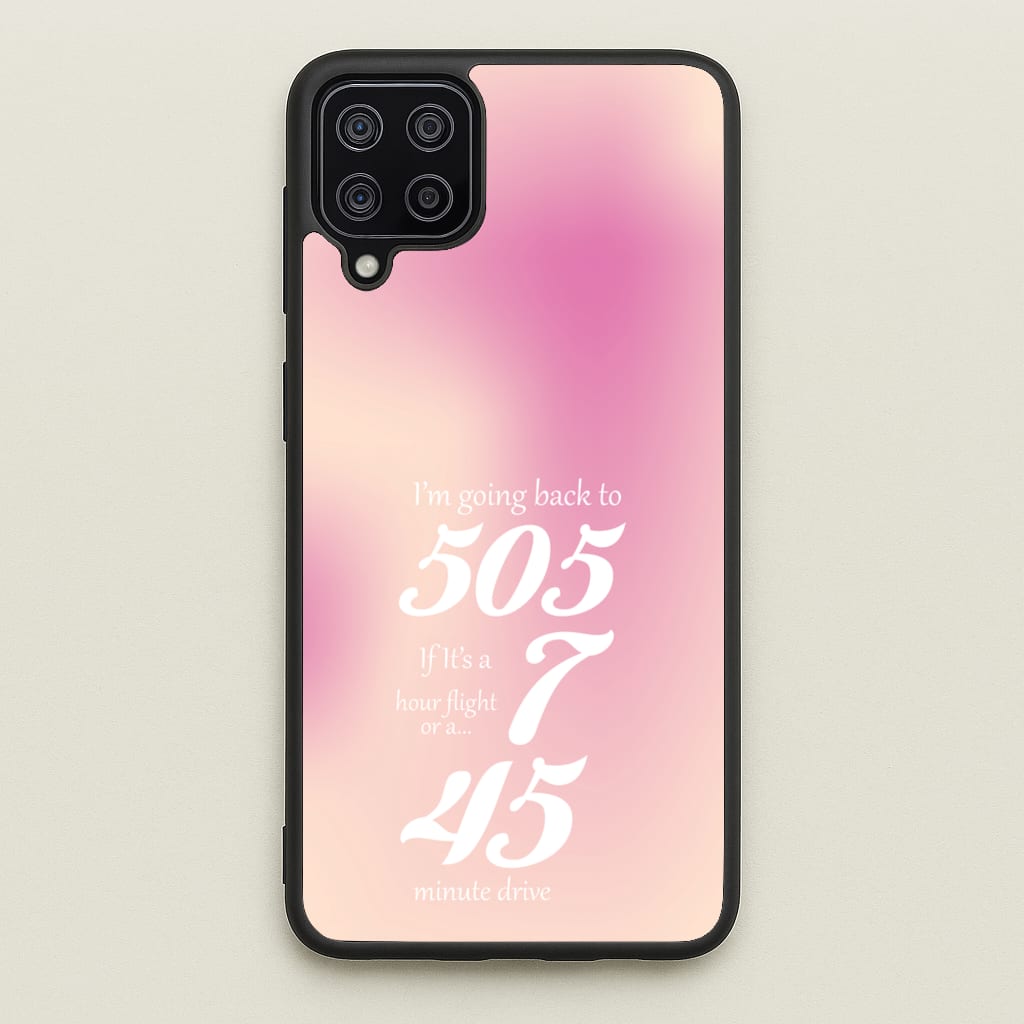I'm Going Back To 505 - Arctic Monkeys  - Arctic Monkeys Phone Case for Galaxy A12