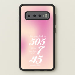 I'm Going Back To 505 - Arctic Monkeys  - Arctic Monkeys Phone Case for Galaxy S10