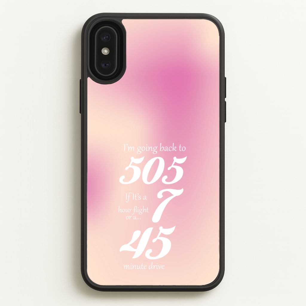 I'm Going Back To 505 - Arctic Monkeys  - Arctic Monkeys Phone Case for iPhone XS Max