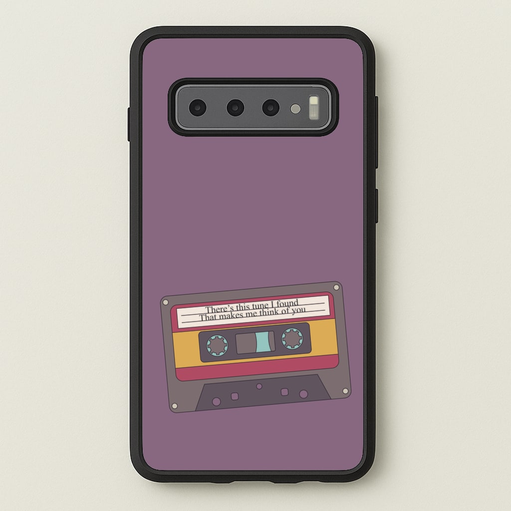 There's This Tune I Found  - Arctic Monkeys Phone Case for Galaxy S10 Plus