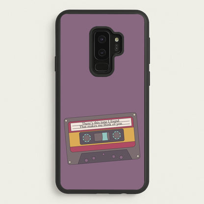 There's This Tune I Found  - Arctic Monkeys Phone Case for Galaxy S9 Plus