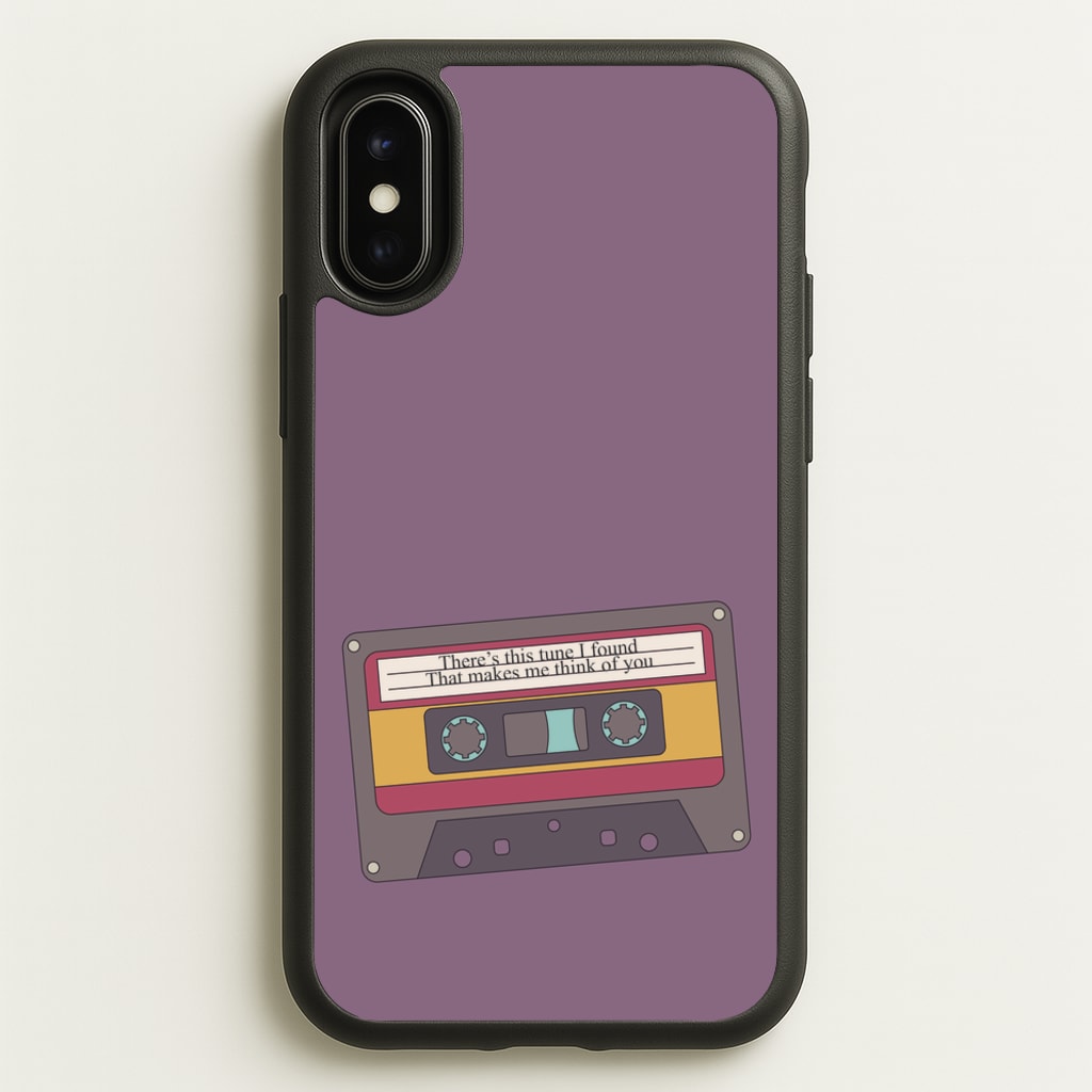 There's This Tune I Found  - Arctic Monkeys Phone Case for iPhone X / XS