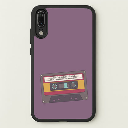 There's This Tune I Found  - Arctic Monkeys Phone Case for Huawei P20
