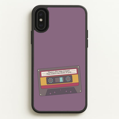 There's This Tune I Found  - Arctic Monkeys Phone Case for iPhone XS Max