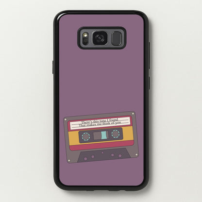 There's This Tune I Found  - Arctic Monkeys Phone Case for Galaxy S8 Plus