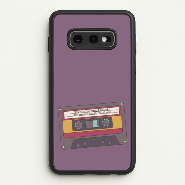There's This Tune I Found  - Arctic Monkeys Phone Case for Galaxy S10e