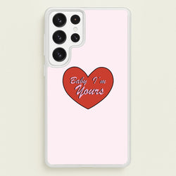 Baby I'm Yours  - Arctic Monkeys Phone Case for Galaxy S22 Ultra