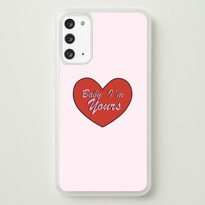 Baby I'm Yours  - Arctic Monkeys Phone Case for Galaxy Note 20