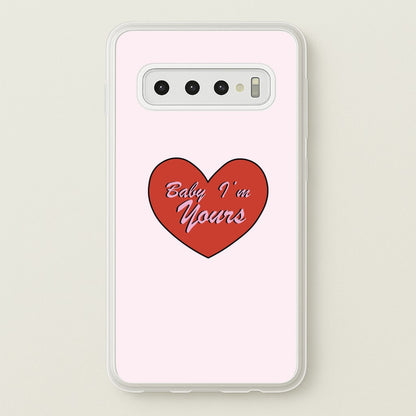 Baby I'm Yours  - Arctic Monkeys Phone Case for Galaxy S10