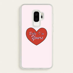 Baby I'm Yours  - Arctic Monkeys Phone Case for Galaxy S9 Plus