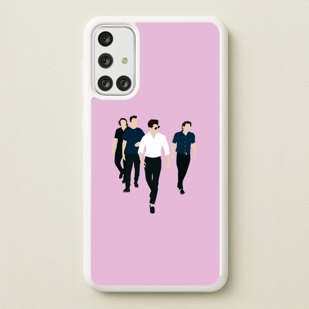 Walking  - Arctic Monkeys Phone Case for Galaxy A71