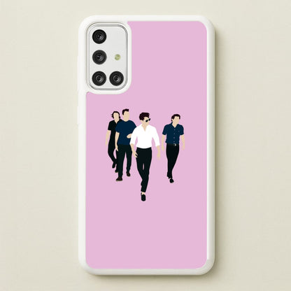 Walking  - Arctic Monkeys Phone Case for Galaxy A71