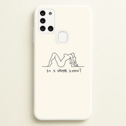 Do I Wanna Know? - Arctic Monkeys  - Arctic Monkeys Phone Case for Galaxy A21s
